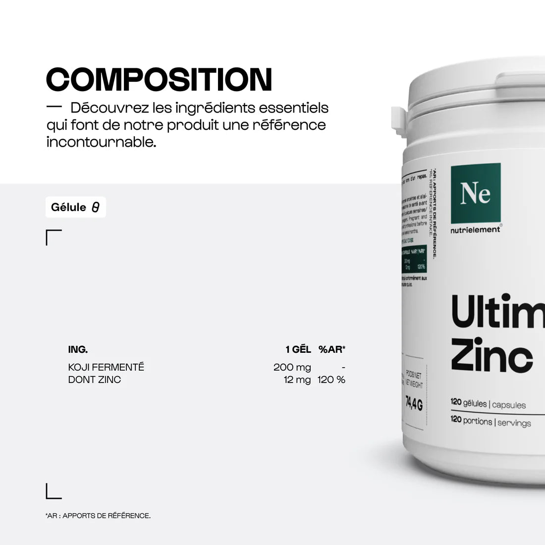 Zinc Ultimine 5,5% - Nutrimuscle
