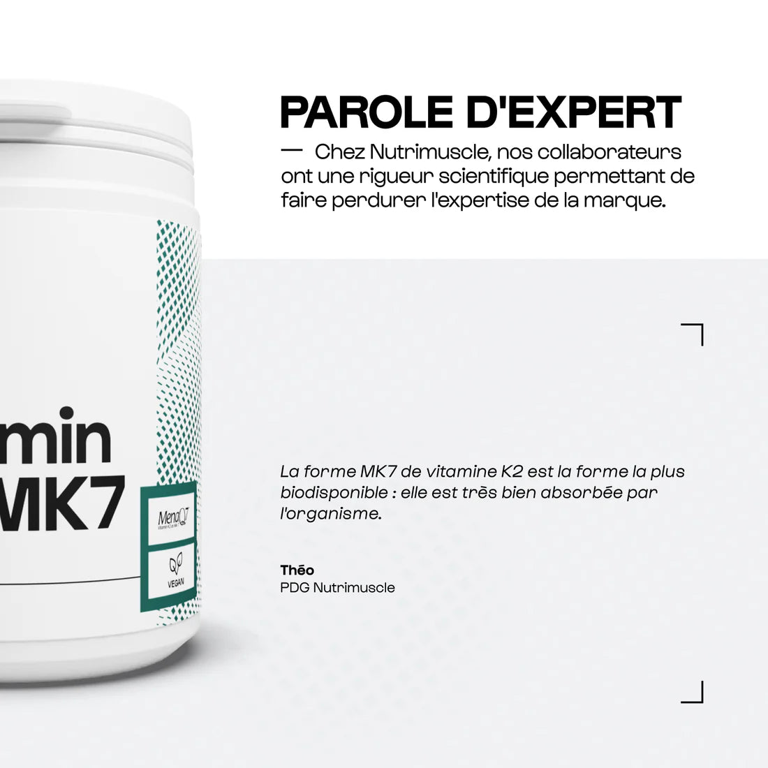 Vitamine K2-MK7 - Nutrimuscle