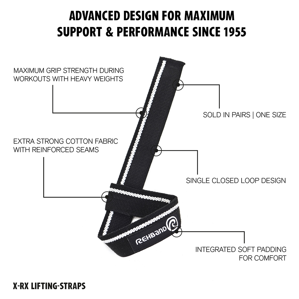 X-RX Lifting Straps - Rehband