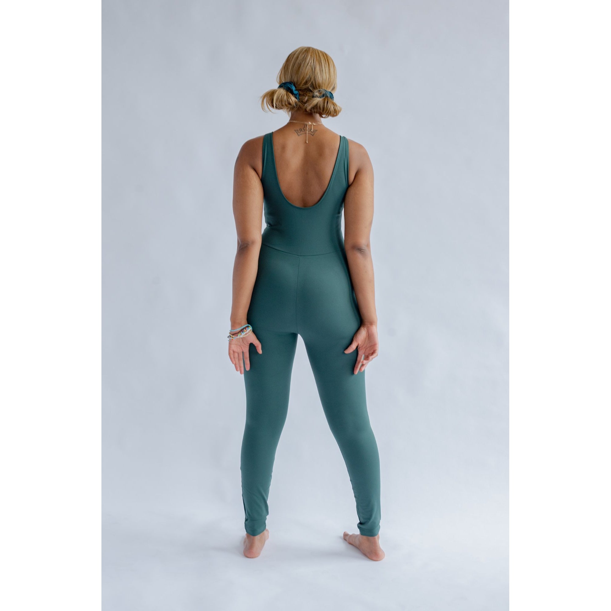 girlfriend collective scoop back unitard