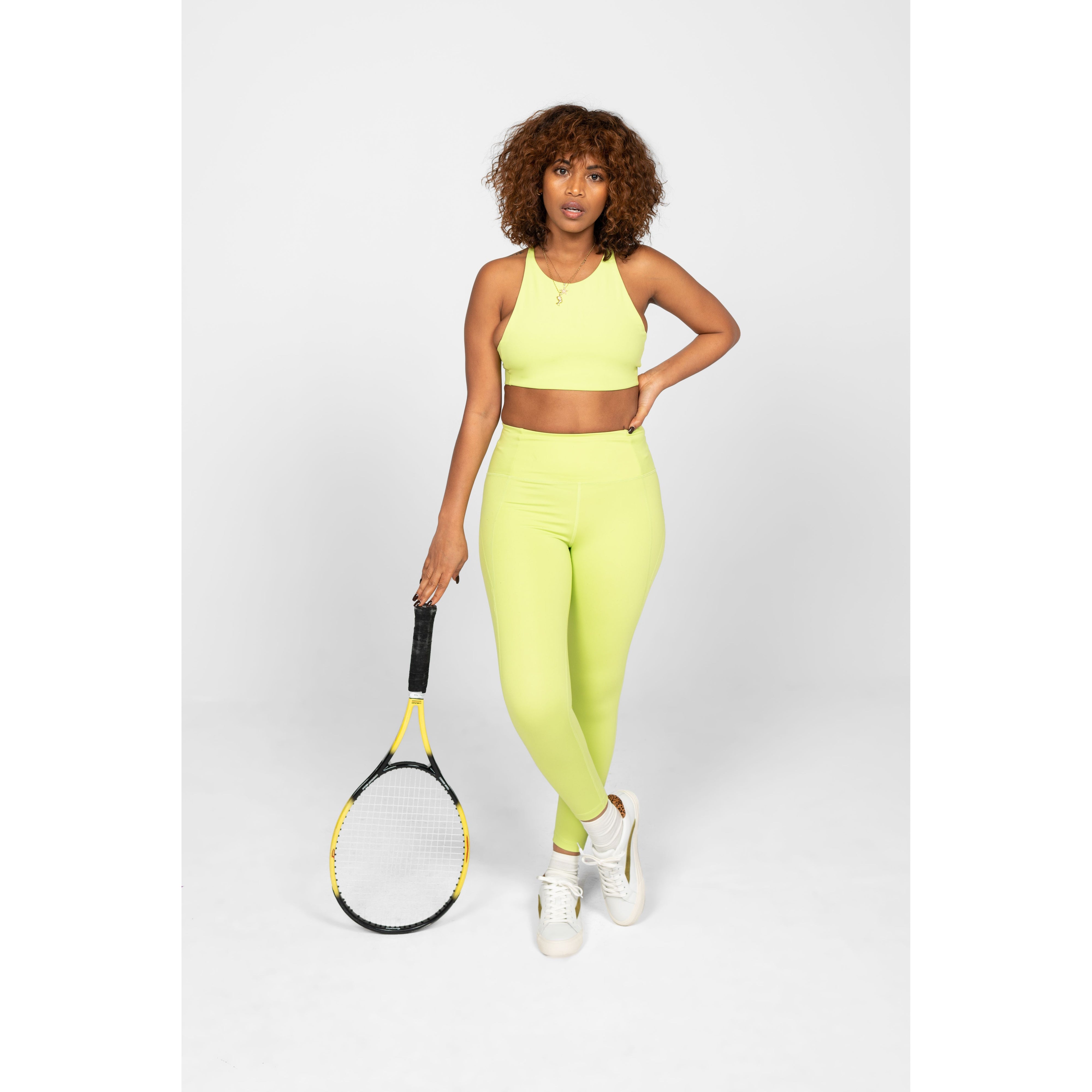 Legging compressif à taille haute, 7/8 - girlfriend collective