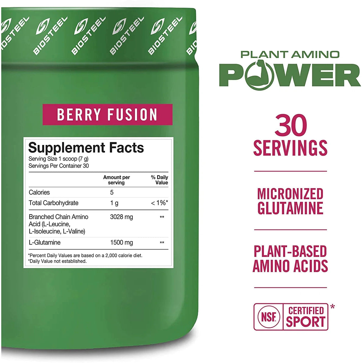 BIOSTEEL - PLANT AMINO POWER BCAA+ 210g