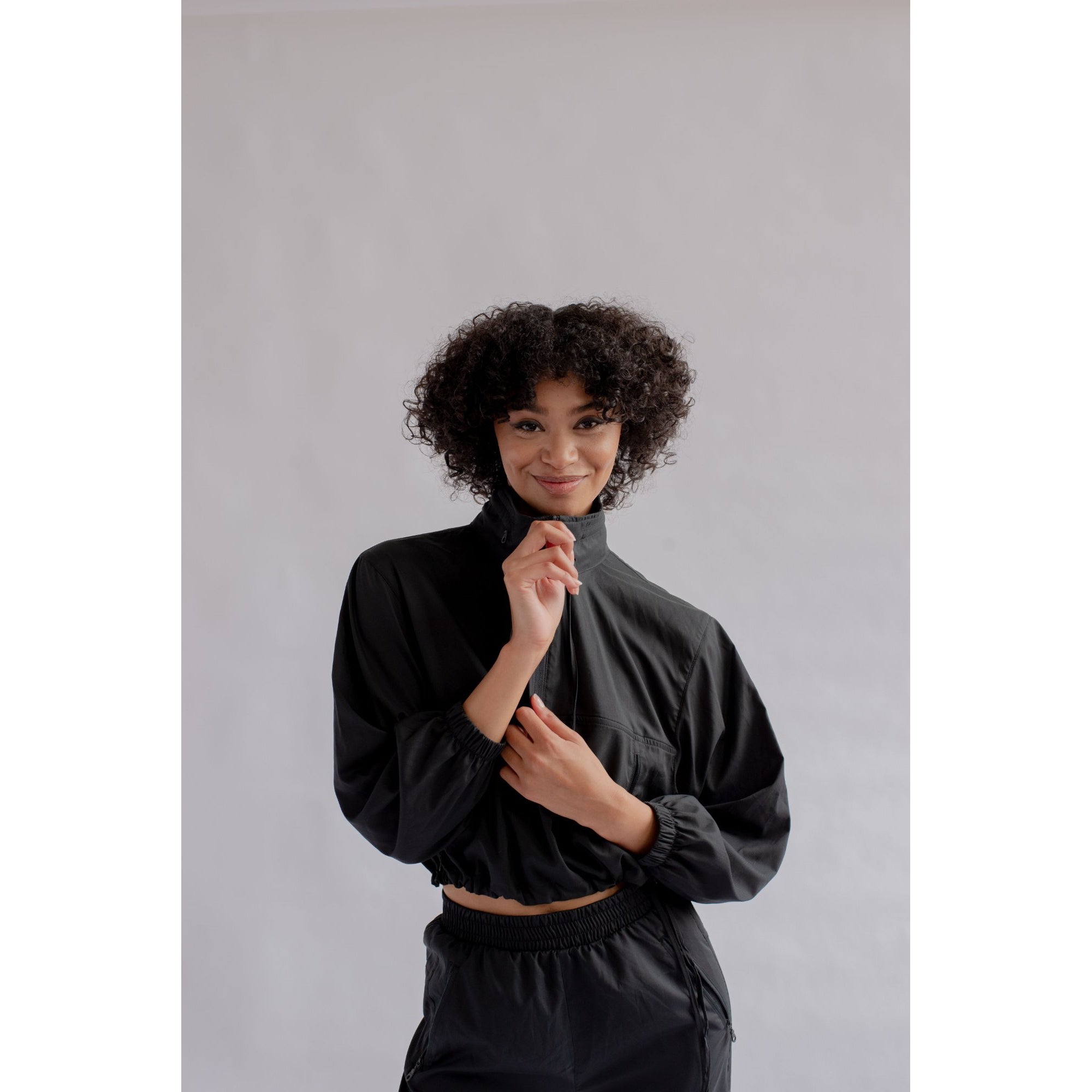 Coupe-vent demi-zip Hummingbird - girlfriend collective