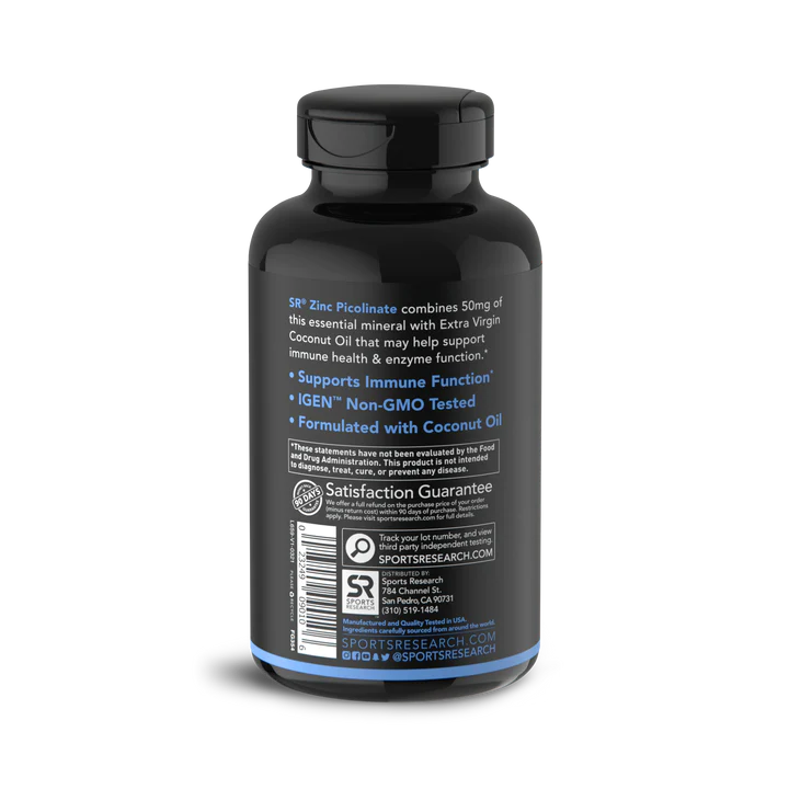 Zinc Picolinate 50mg 60 softgels - Sport Research
