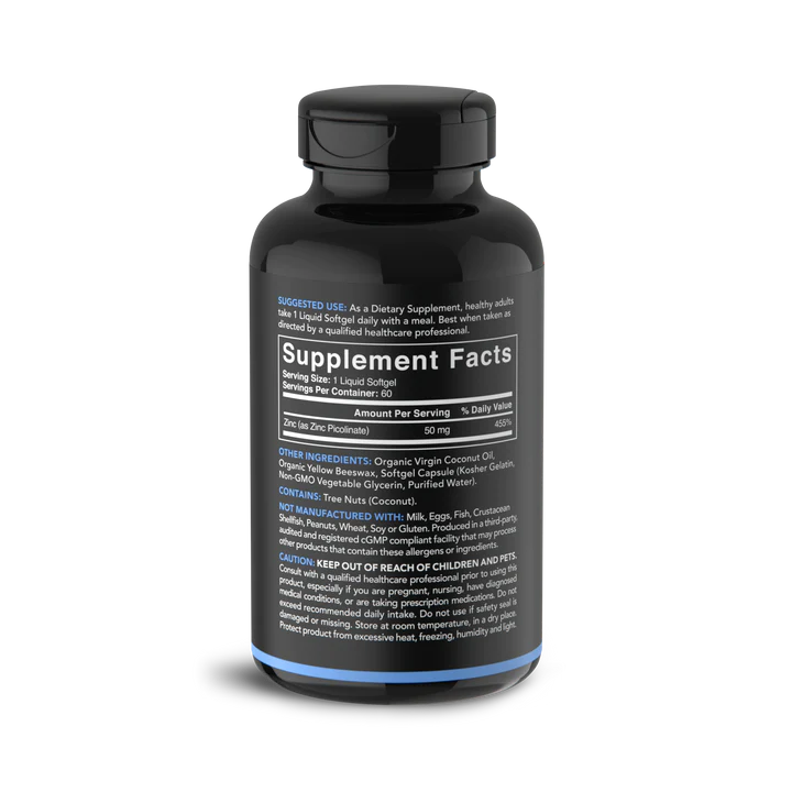 Zinc Picolinate 50mg 60 softgels - Sport Research