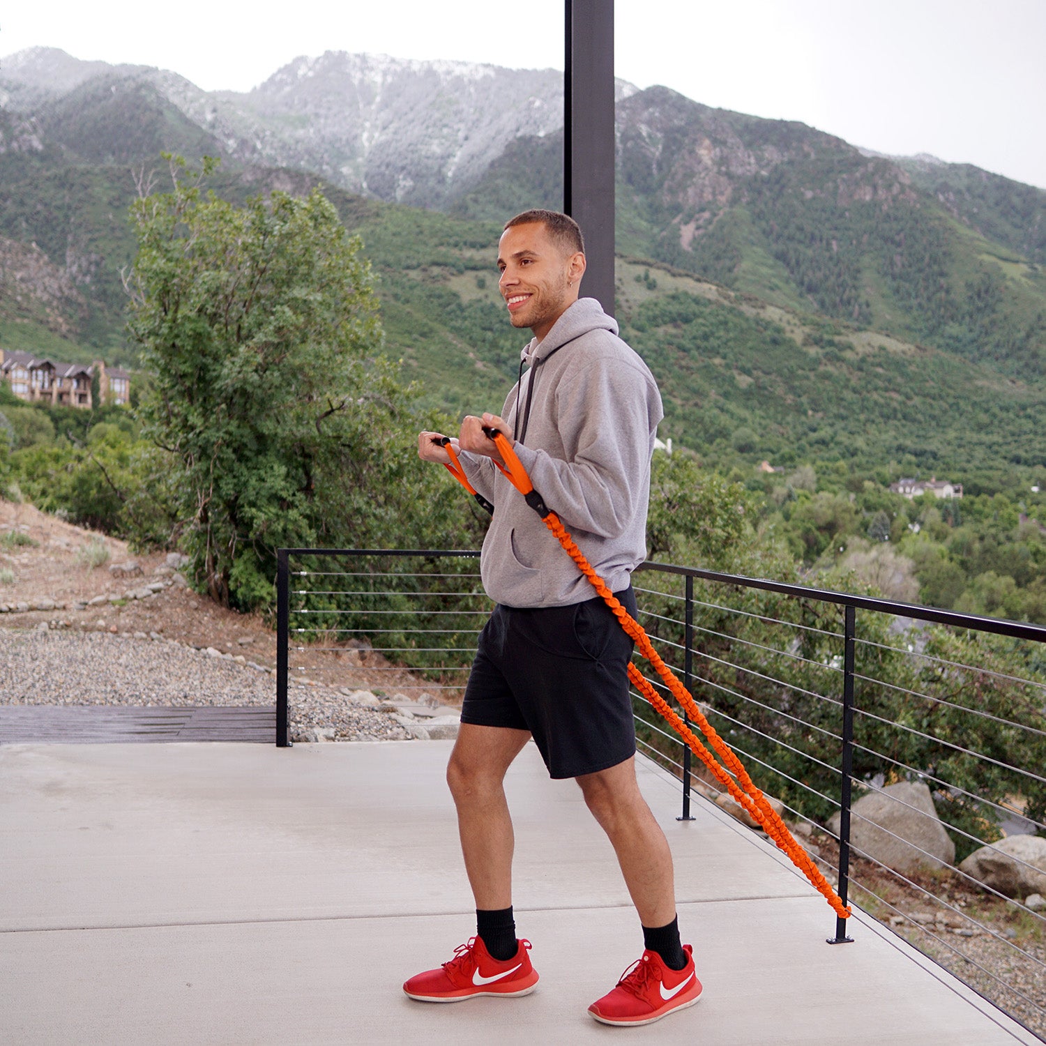 Original Toner Dual Handles Sleeved Resistance Band - Stroops