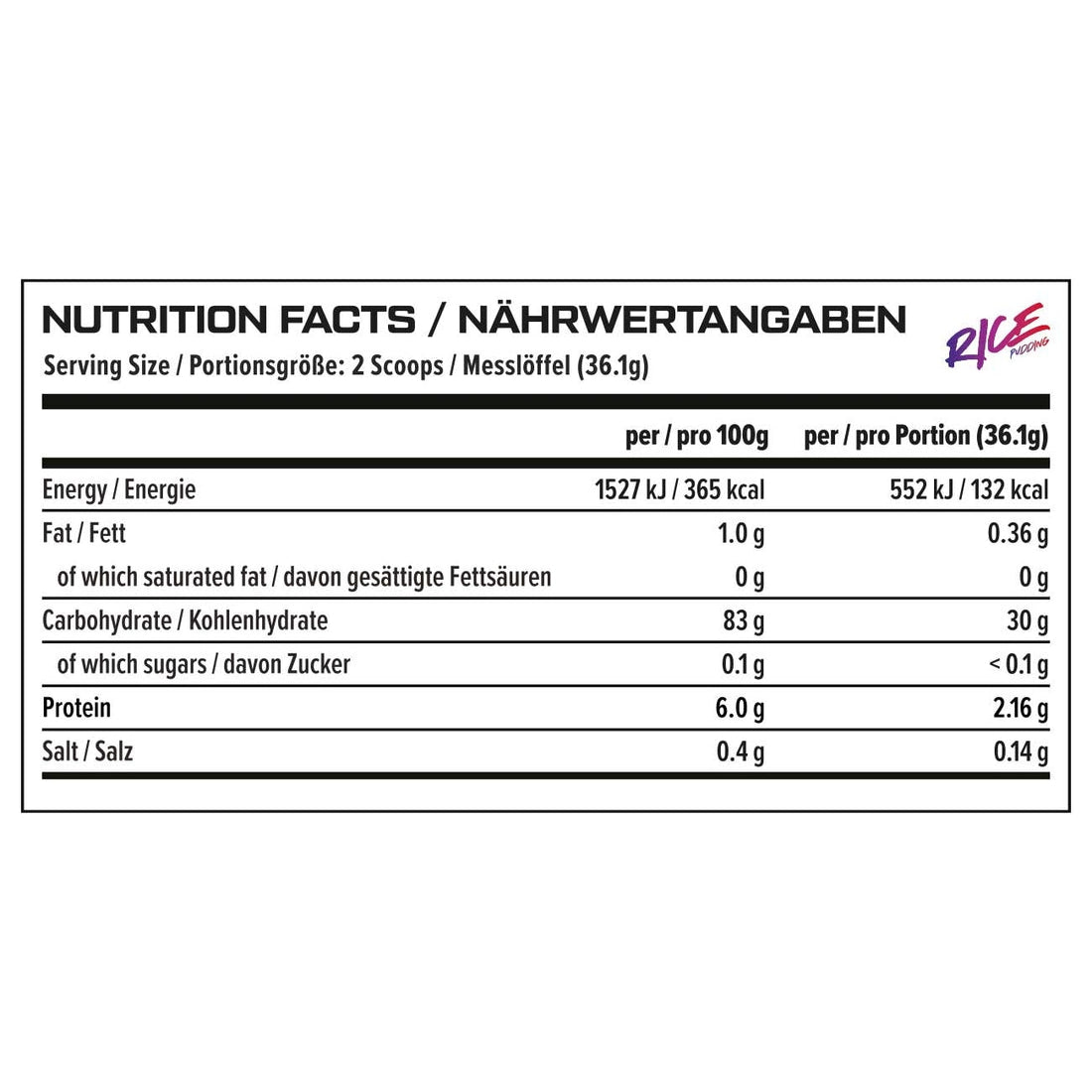 VAST INSTANT RICE PUDDING