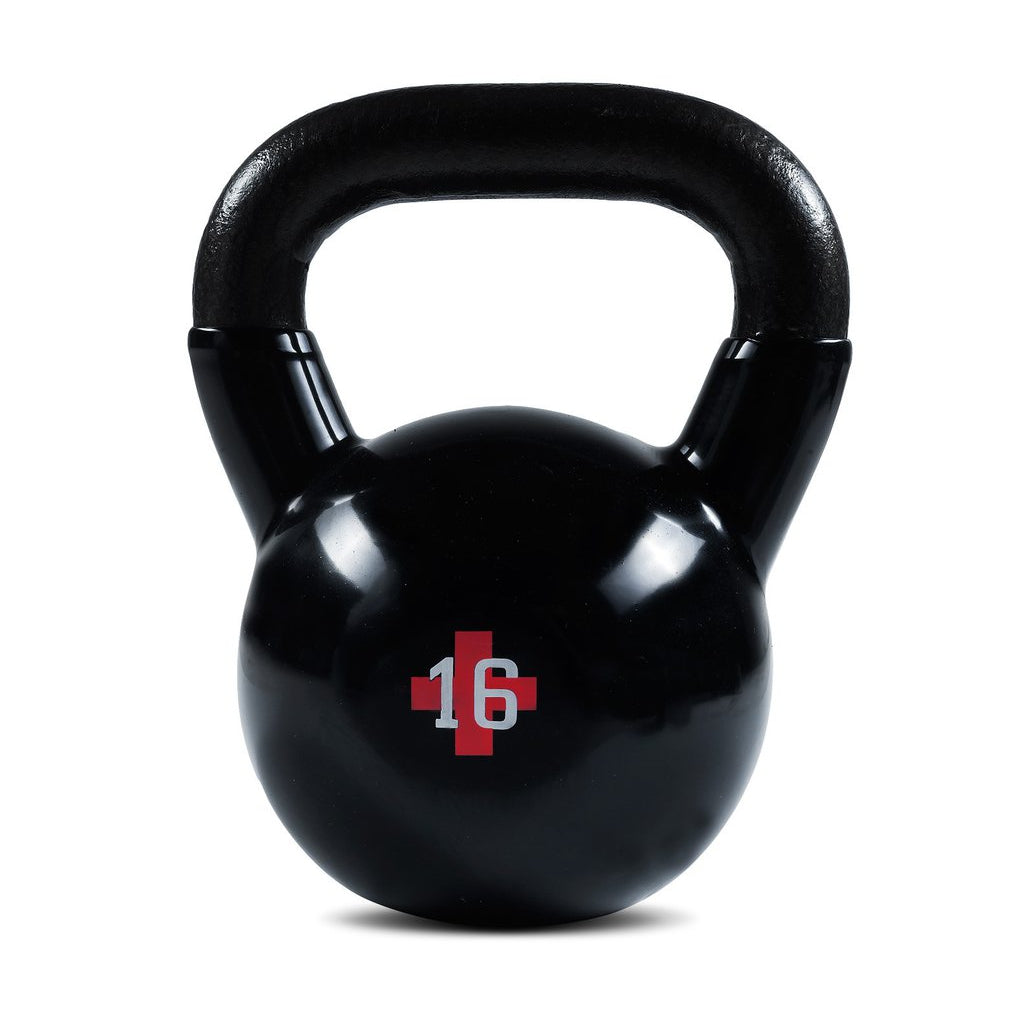 Vinyl-coated kettlebell