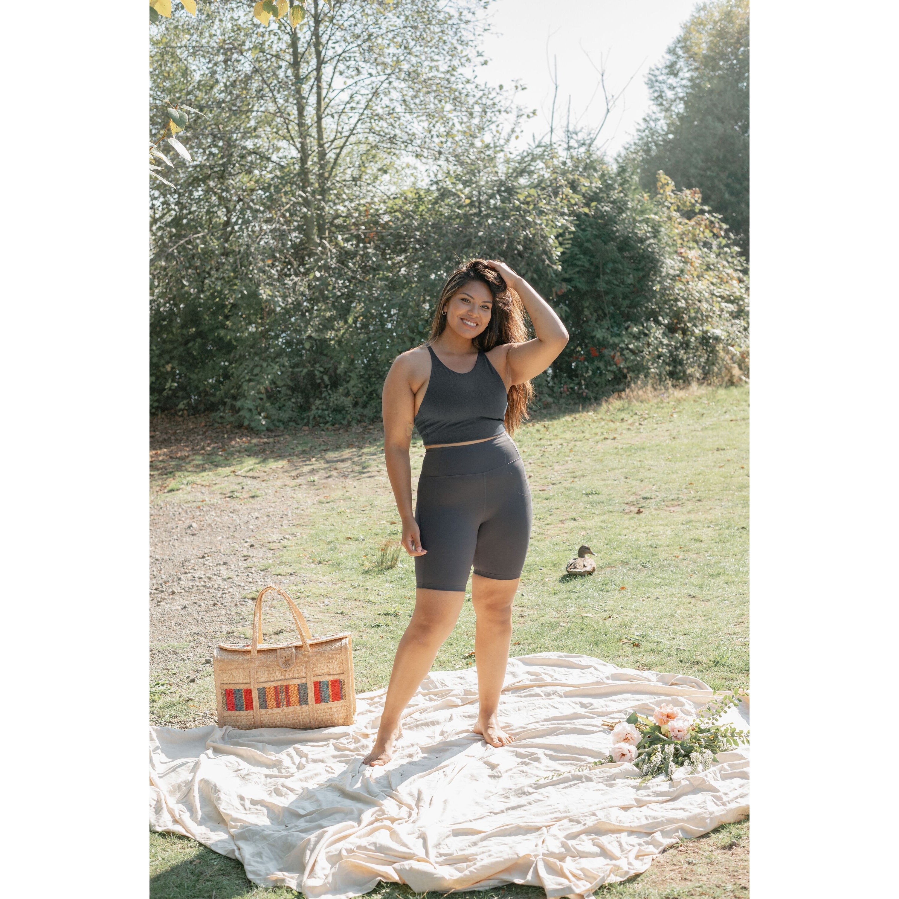 Short de vélo taille haute - girlfriend collective