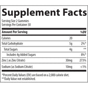 Zinc Gummies - Elderberry - 60 Gummies - Trace Minerals