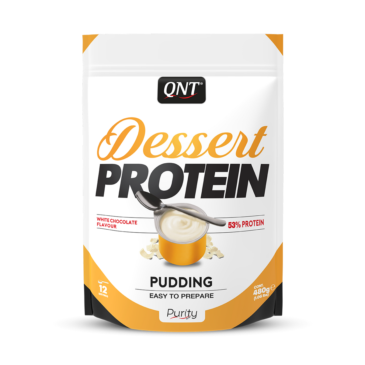 Protein Pudding (480g White Chocolate) - QNT
