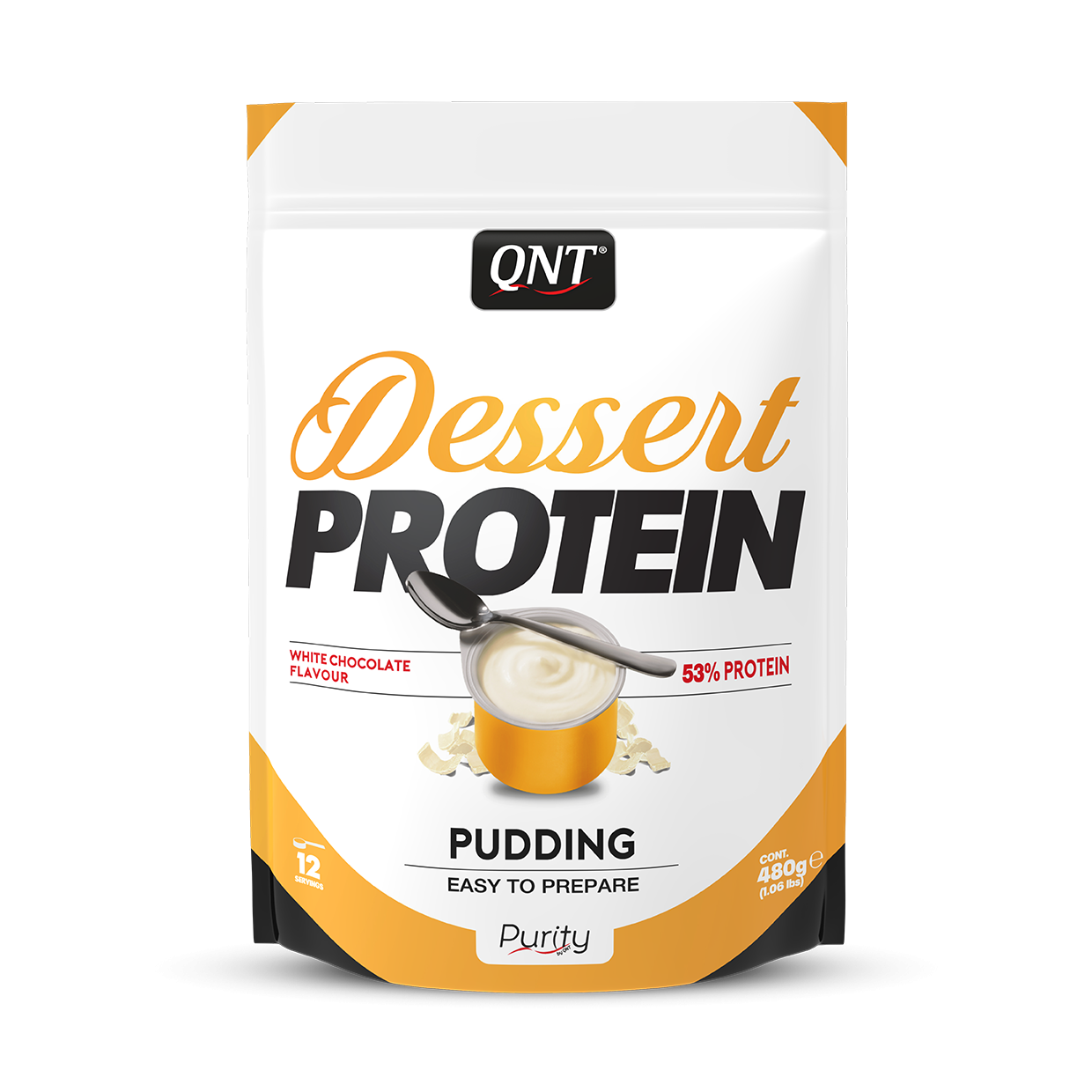 Protein Pudding (480g White Chocolate) - QNT