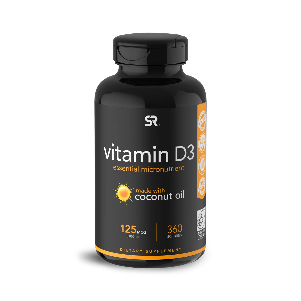 Vitamin D3 5000iu (360 softgels) - Sport Research