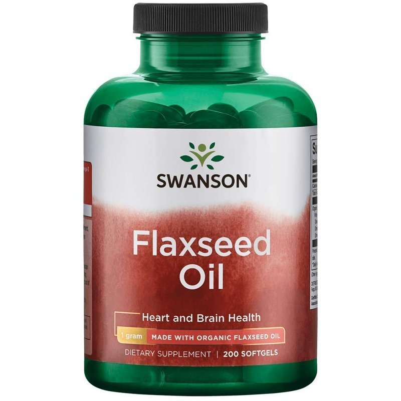 Swanson Organic Flaxseed Oil 1000mg