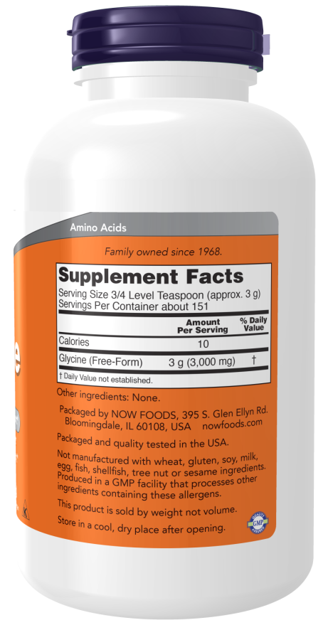 NOW Foods - Glycine Pure Powder