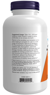 NOW Foods - Glycine Pure Powder