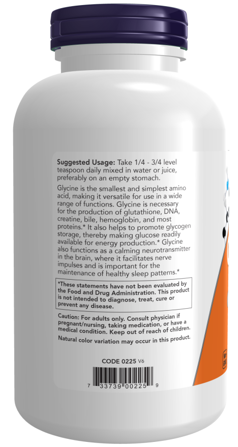 NOW Foods - Glycine Pure Powder