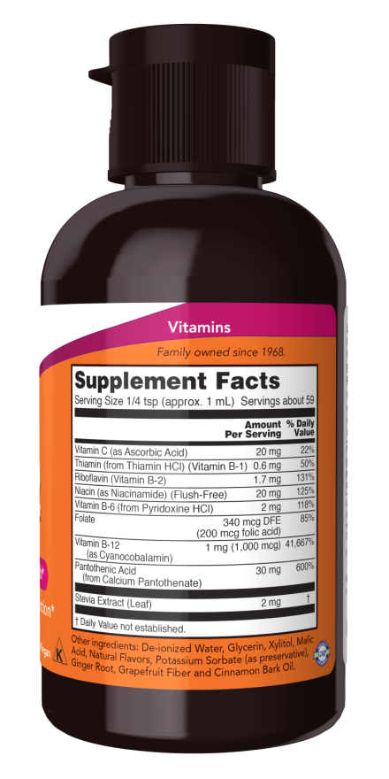 Liquid B-12 Compley - Now Foods