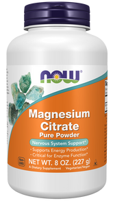 Magnesium Citrate Pure Powder - Now Foods