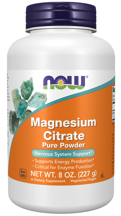 Magnesium Citrate Pure Powder - Now Foods