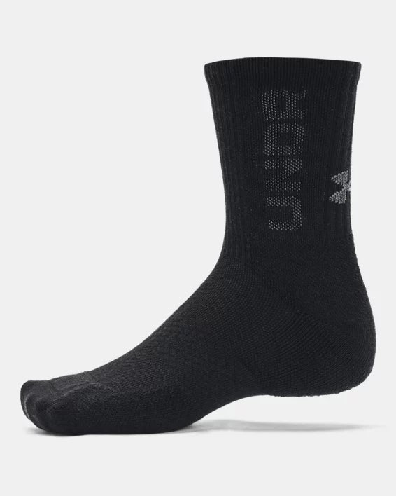 Under Armour - Unisex UA 3-Maker 3-Pack Mid-Crew Socks