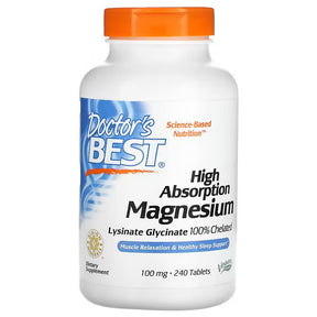 Doctor's Best - High Absorption Magnesium 100mg