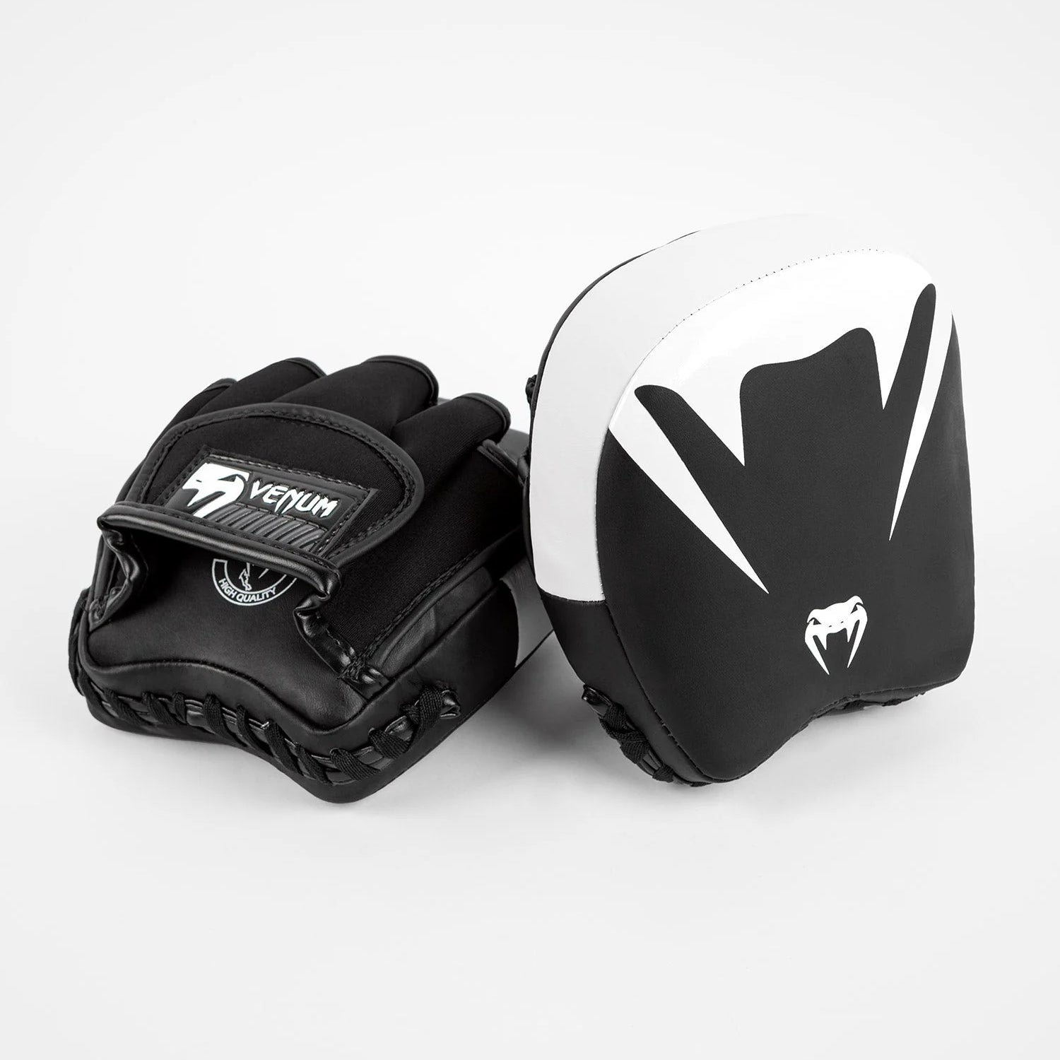 Elite Thick Coaching Mitts Leather Mini (Pair) - Venum