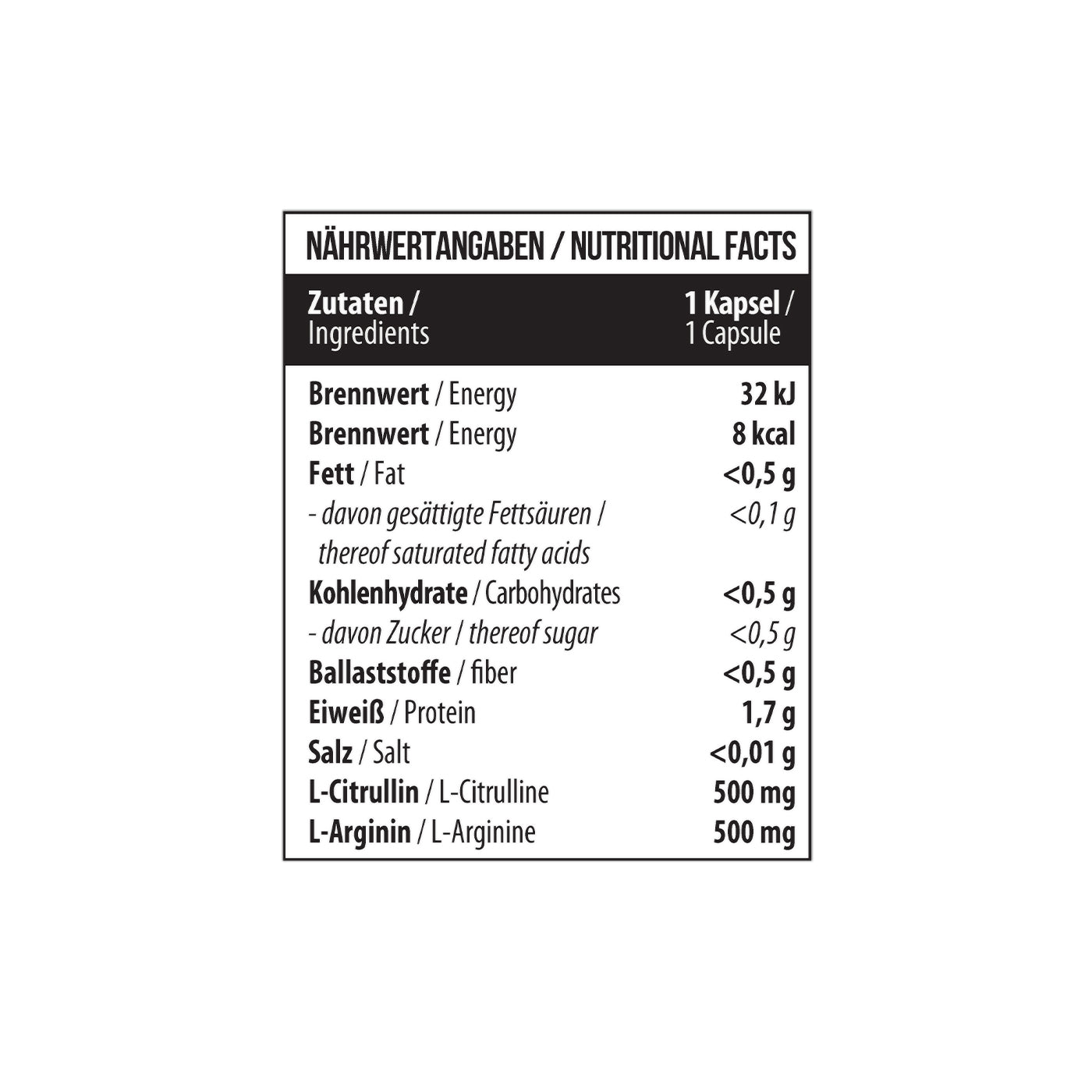MST - Amino Pump (L-Citrulline + L-Arginine)