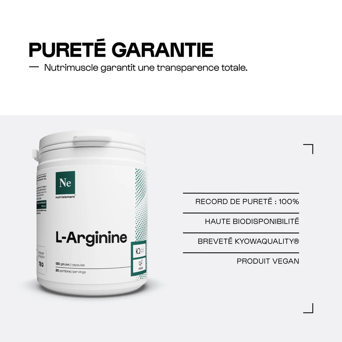 Arginine (L-Arginine Base) - Nutrimuscle