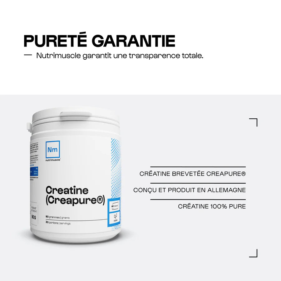 Créatine (Creapure®) en poudre - Nutrimuscle