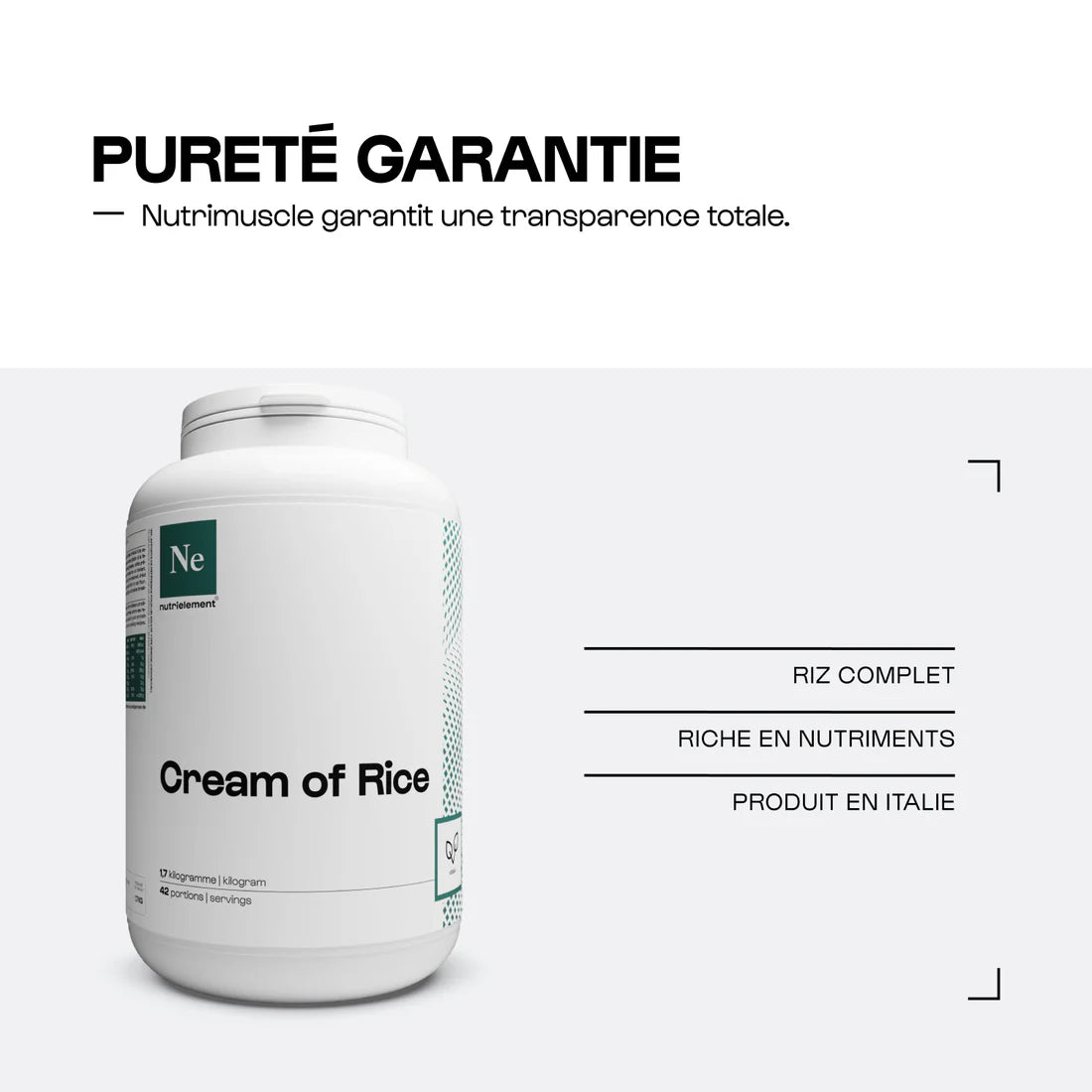 Nutrimuscle - Crème de riz