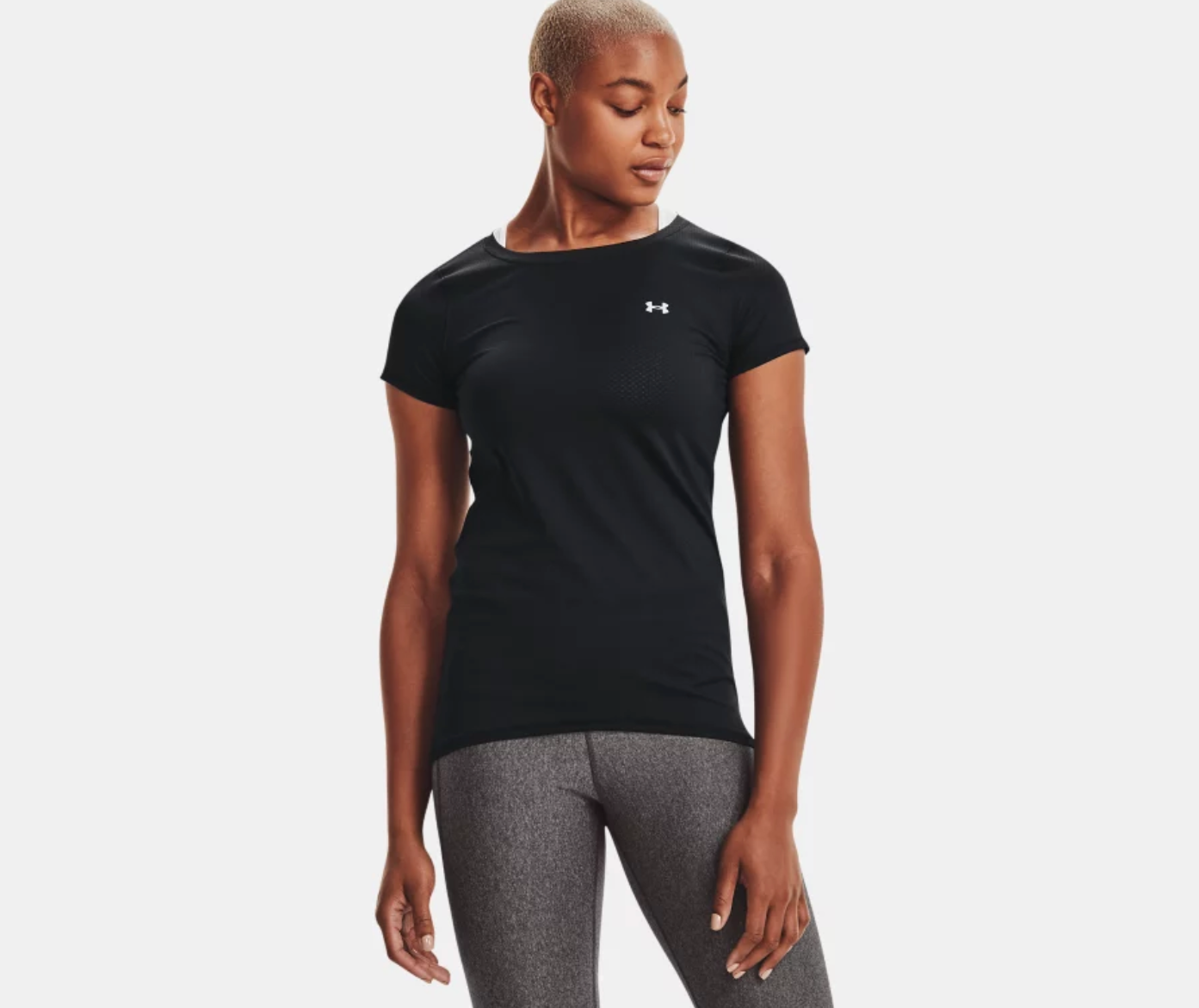 Haut à manches courtes UA HeatGear Armour women