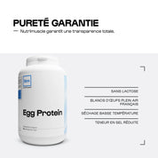 Protéine d'œuf en poudre - Nutrimuscle