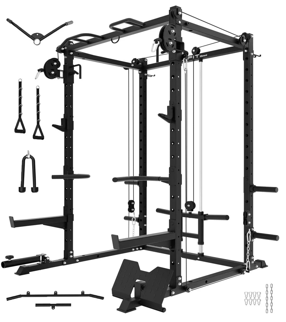 EonfitOmni® E2 2.0 Power Rack for Home Gym Equipment