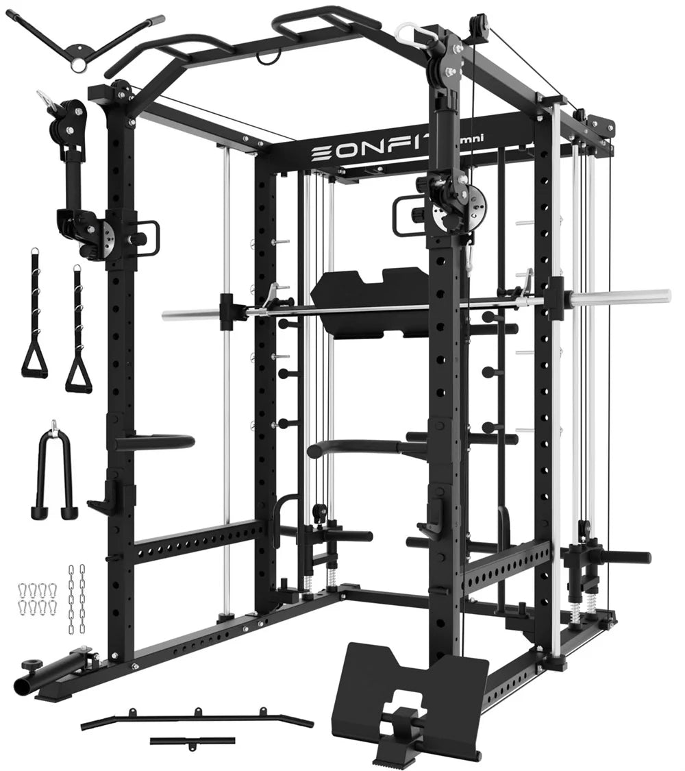 EonfitOmni® E5 2.0 Multi-Function Smith Machine for Home Gym Equipment