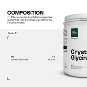 Nutrimuscle - Glycine Cristallisée en poudre