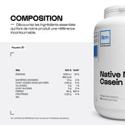Nutrimuscle - Native Micellar Casein Isolate 92%