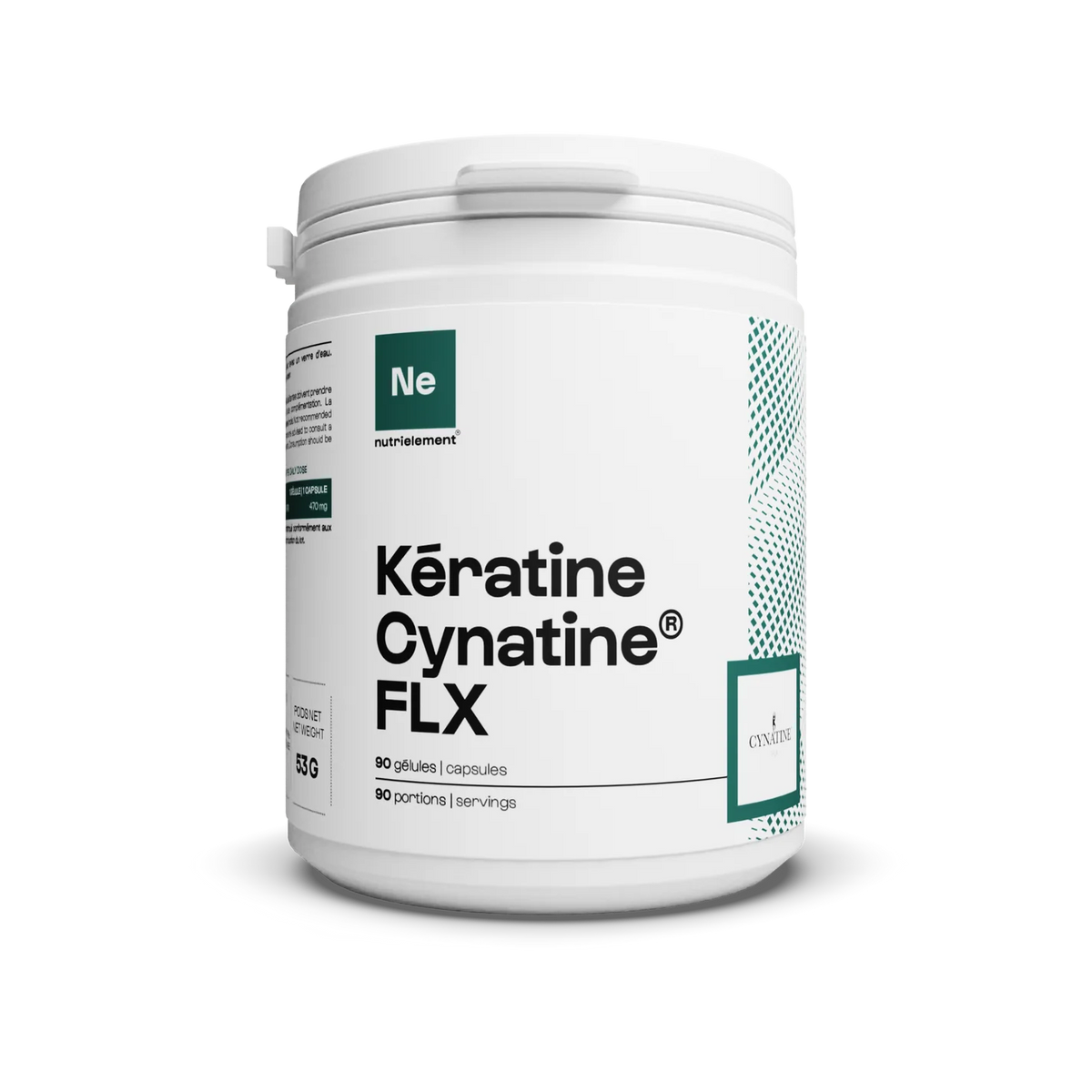 Kératine (Cynatine® - FLX) en gélules - Nutrimuscle