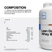 Lean Gainer Whey Avoine - Nutrimuscle