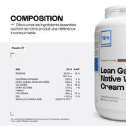 Lean Gainer Whey Crème de riz - Nutrimuscle