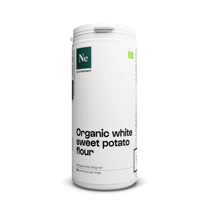 Organic white sweet potatoes flour - Nutrimuscle