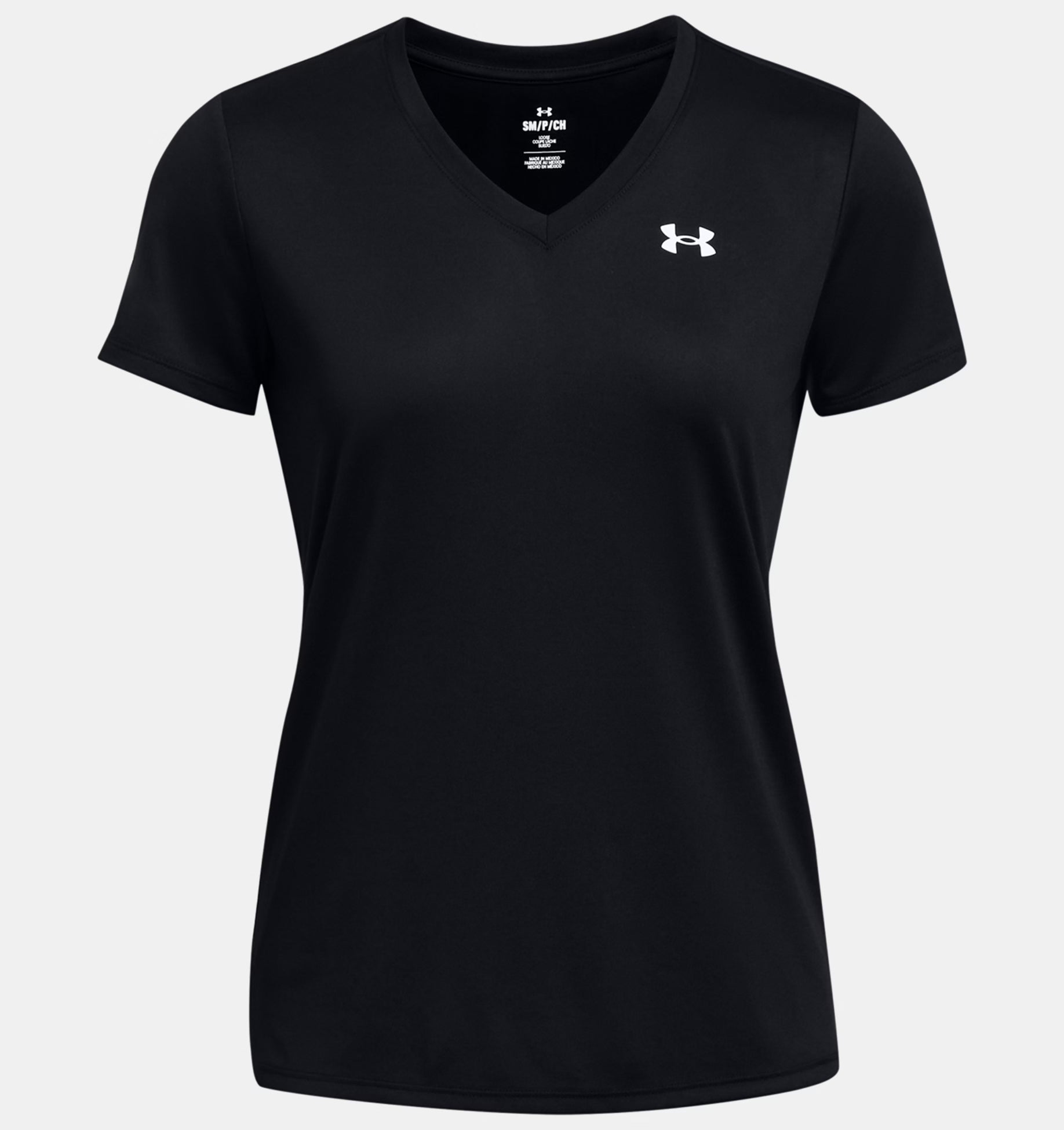 Under Armour - Haut à manches courtes col V UA Tech™ pour femme