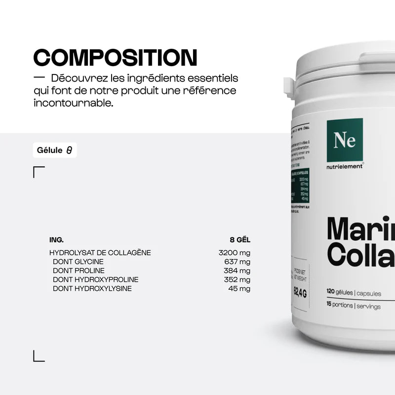 Collagène Marin Naticol en poudre - Nutrimuscle