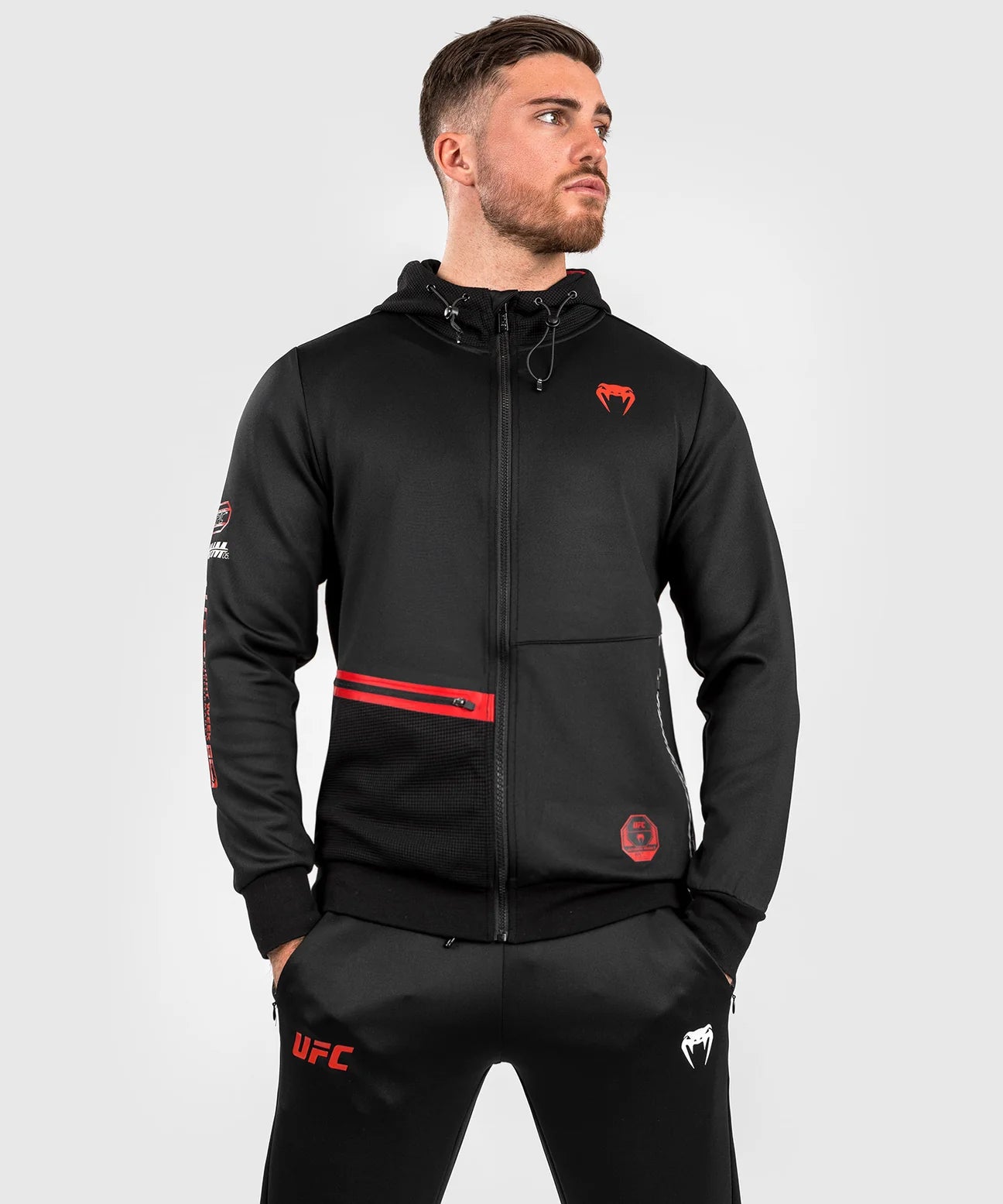 UFC Adrenaline by Venum Fight Week Men’s Zip Hoodie