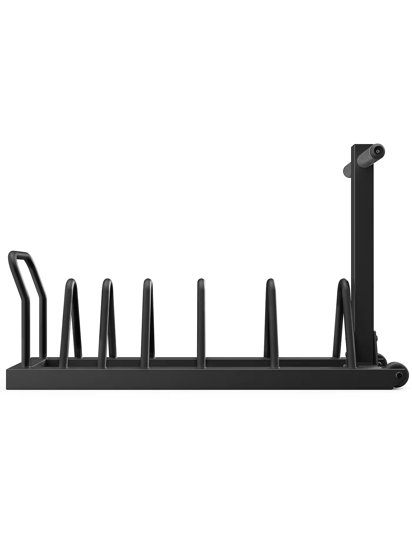 Horizontal bumper storage on wheels