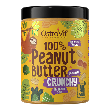 OstroVit 100% peanut butter crunchy 1000g