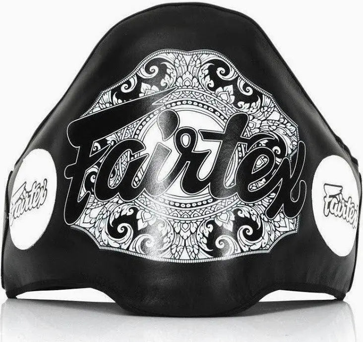 Fairtex - Standard Leather Belly Pad - Hook & Loop Waist Wrap - BPV2