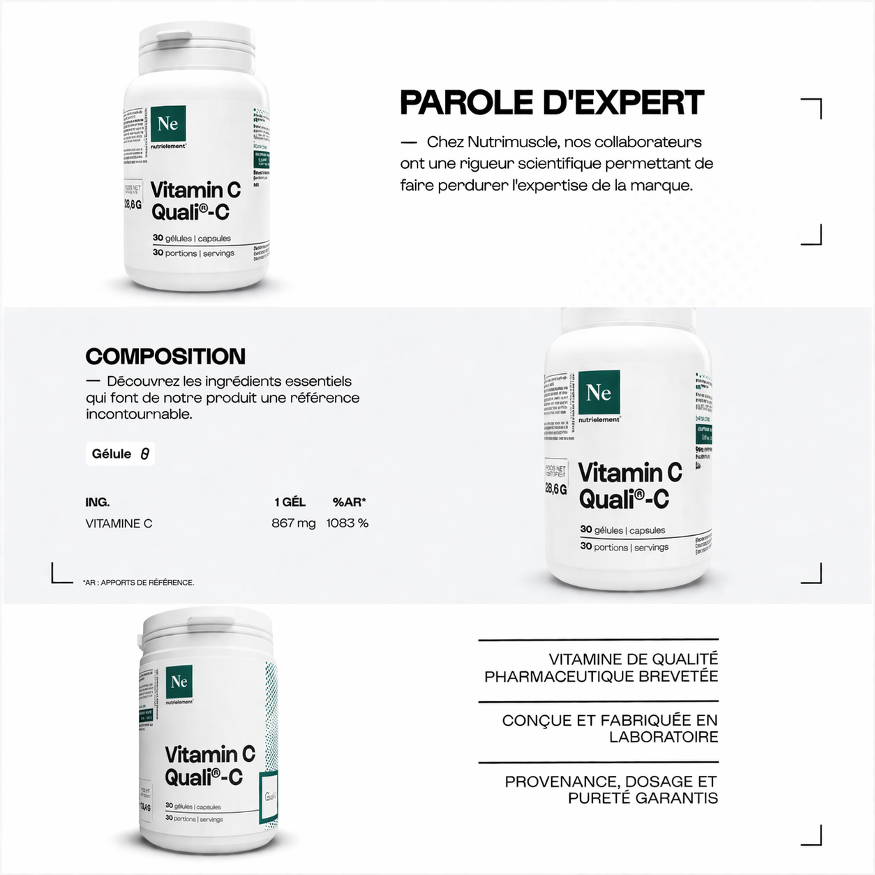 Vitamine C Quali®C en gélules