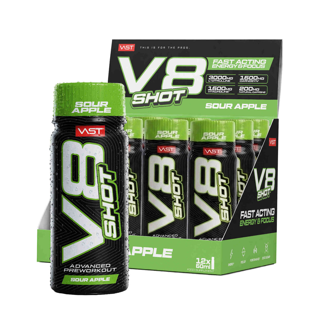 VAST V8 TOTAL ENERGY SHOT