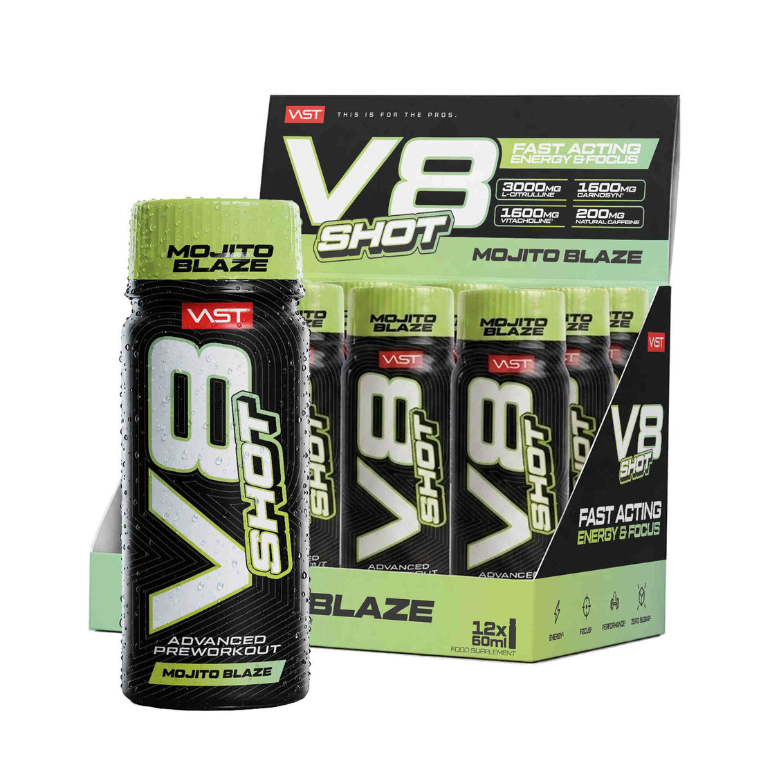 VAST V8 TOTAL ENERGY SHOT